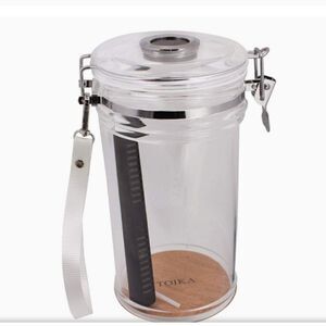 TOIKA ACRYLIC CIGAR HUMIDOR JAR WITH HYGROMETER,CIGAR CASE BOX.